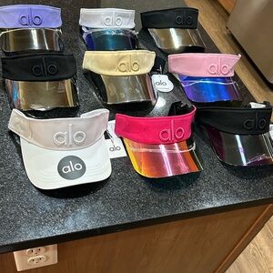ALO Yoga adult -Visor Collection - Pink, White, Purple, Gold